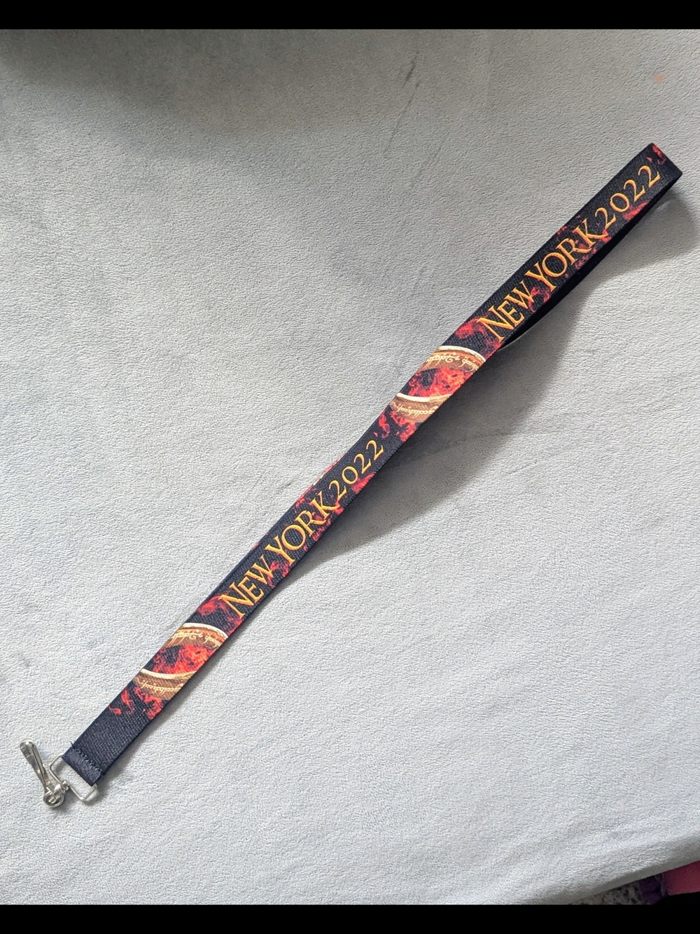 New York Comic Con 2022 NYCC Amazon Prime Rings of Power Stretch Lanyard